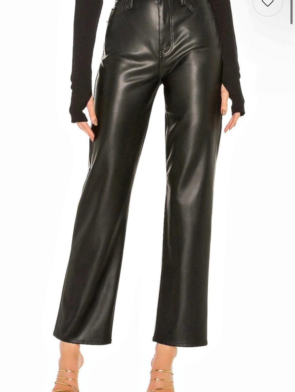 Pistola Cassie Super High Rise Straight Pant Black